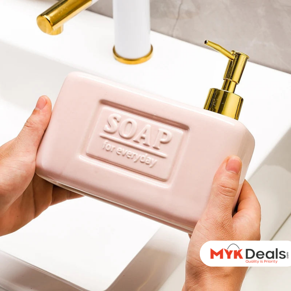 Ceramic Soap Dispenser Set