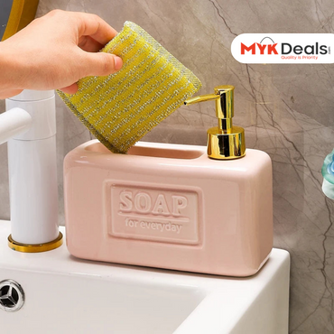 Ceramic Soap Dispenser Set