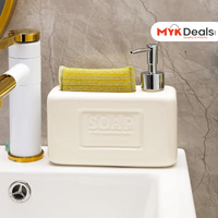 Ceramic Soap Dispenser Set