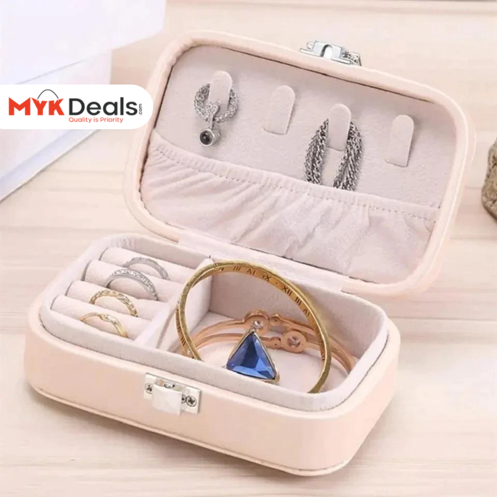 Mini Rectangular Leather Jewellery Box, Mini Macaron Jewelry Box, Double Layer Jewelry Storage Box, Travel Jewelry Ornaments Storage Case, Multifunction Necklace Earring Storage Case, Jewelry Display Case