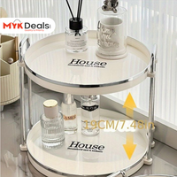 Nordic 2 Layer Cosmetic Organizer