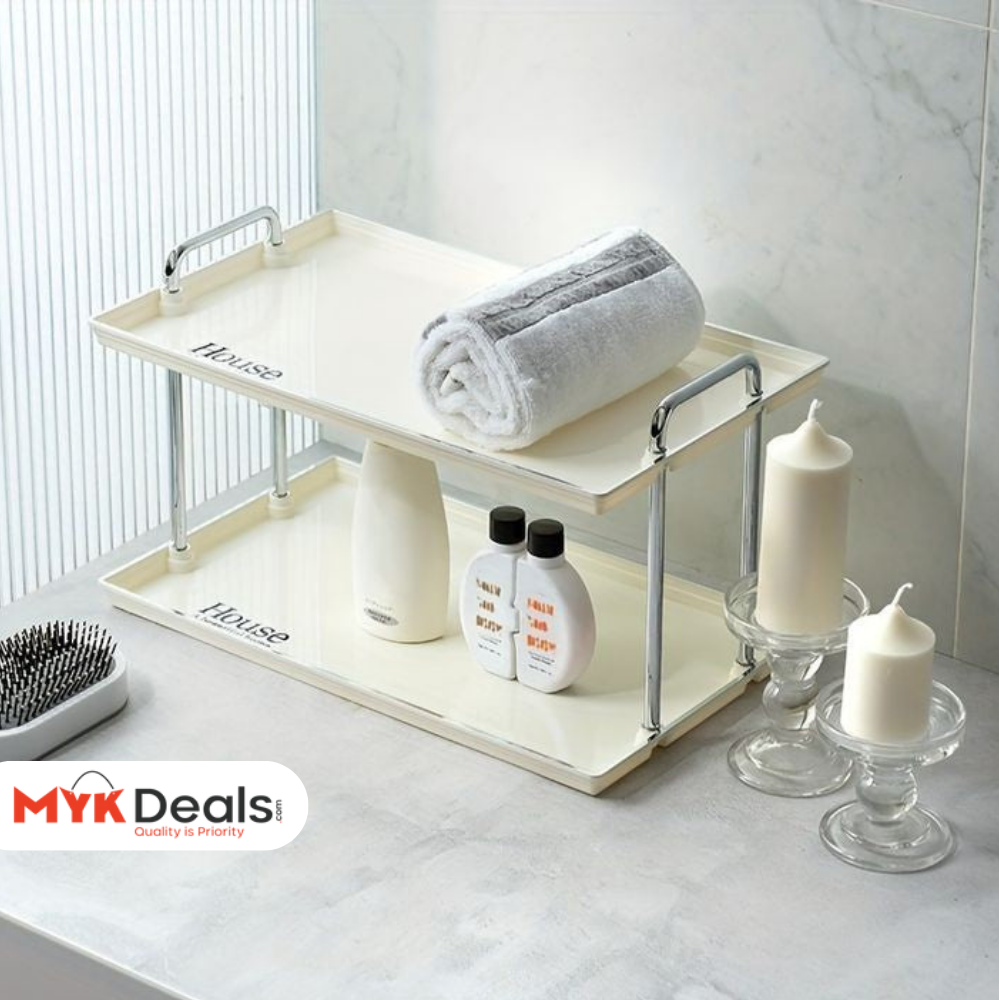 Nordic 2 Layer Cosmetic Organizer