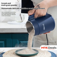 Dry Chilli Grinder, Household Powder Grinding Machine, Electric Grain Crushing Mill, Multifunctional Ultra Fine Grinder, Kitchen Cereal Nuts Beans Spices Flour Powder Polishing Device, Portable Grain Dry Mill Food Bean Grinder