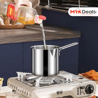 Kitchen Deep Frying Pot, Stainless Steel