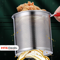 Kitchen Deep Frying Pot, Stainless Steel