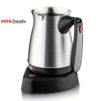 Stainless Steel Coffee Pot, Portable Electric Coffee Maker, Home Office Espresso Tea Pot, Electric Trunk coffee maker