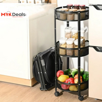 3 layer Folding Storage Cart