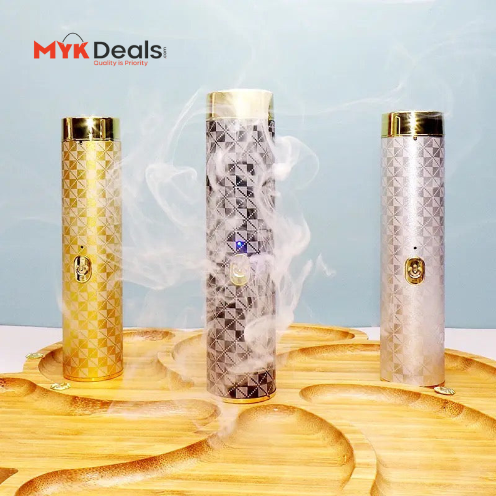 Mini Electronic Incense Burner, Portable Pencil Burner, Rechargeable USB Aroma Diffuser, Car Bakhoor Burner, Arabic Incense Holder, Muslim Portable Air Freshener, Home Clothing Hand-Held Incense Burner, Multifunctional Aroma Diffuser