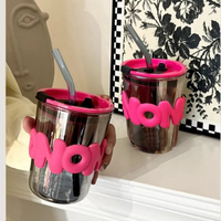 Travel Coffee Cup With Lid and Straw
