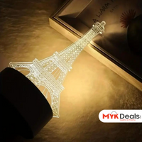 3D Eiffel Towel Lamp, Creative Table Bedside Lamp, Decorative Acrylic LED Night Light, 3D Tower Night Light, Optical Illusion Lamp For Bedroom, Nursery, Living Room, Ambient Light For Home