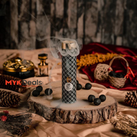 Mini Electronic Incense Burner, Portable Pencil Burner, Rechargeable USB Aroma Diffuser, Car Bakhoor Burner, Arabic Incense Holder, Muslim Portable Air Freshener, Home Clothing Hand-Held Incense Burner, Multifunctional Aroma Diffuser