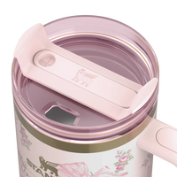 The Stanley X LoveShackFancy Holiday Quencher | 40 OZ - Rosa Beaux Pink