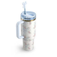 The Stanley X LoveShackFancy Holiday Quencher | 40 OZ - Rosa Beaux Blue