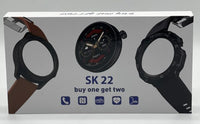 Sk 22 Smartwatch With 2 Watch Body And 2 Stripes Amoled Display | Smart Watch For Men & Boys | Digital Watches | Smart Watch