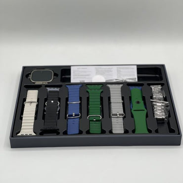 Smartwatch With 10 Stripes | Big 2.20 Ultra 2 Smart Watch – Best Quality Smart Watch With 10 Multiple Straps – Smart Watch – Digital Watch