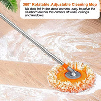 Multifunctional Extendable Wall Cleaning Mop, 360°Rotatable Adjustable Cleaning Mop