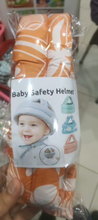 Cotton Infant Toddler Safety Helmet Baby Kids Head Protection Hat for Walking Crawling Baby.