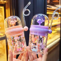 250ML Baby Water Bottle Cartoon Whale Children Cup