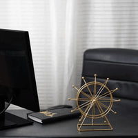 Spinning Ferris Wheel Metal Sculpture