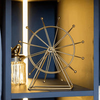Spinning Ferris Wheel Metal Sculpture