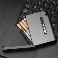 Metal Cigarette Case 10pcs Capacity Can Cigarette Box for Men Smoking