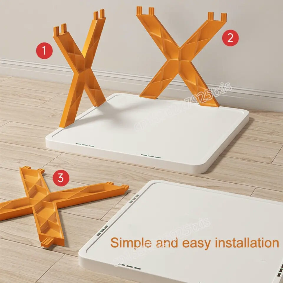 5 Layer Foldable Shoe Rack X Type