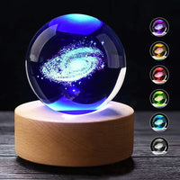 3D Crystal Lights Lamp Glowing objects