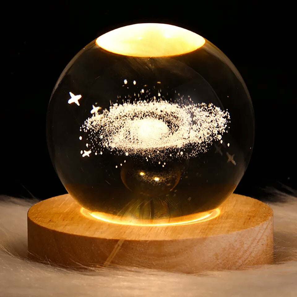 3D Crystal Lights Lamp Glowing objects