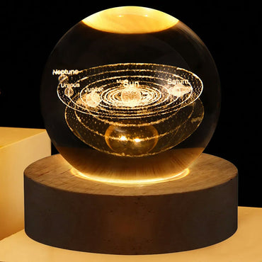 3D Crystal Lights Lamp Glowing objects