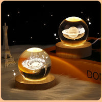 3D Crystal Lights Lamp Glowing objects