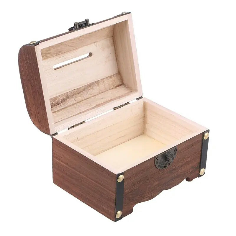 Treasure Chest Pirate Coins Jewelry Box for Kids