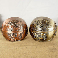 Ashtray Metal,Windproof with Lid,Ash Trays for Cigarettes
