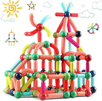 Magnetic Blocks Bar Toy, Magnetic Sticks & Balls Building Blocks Toys