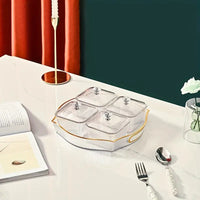 Acrylic Dry Fruit Tray & Serving Platter