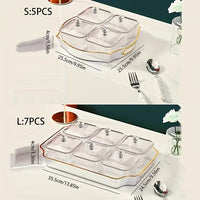 Acrylic Dry Fruit Tray & Serving Platter