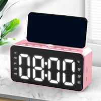 Q9 speaker Alarm rechargeable
