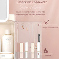 Classy Cosmetic Organizer With Led Mirror