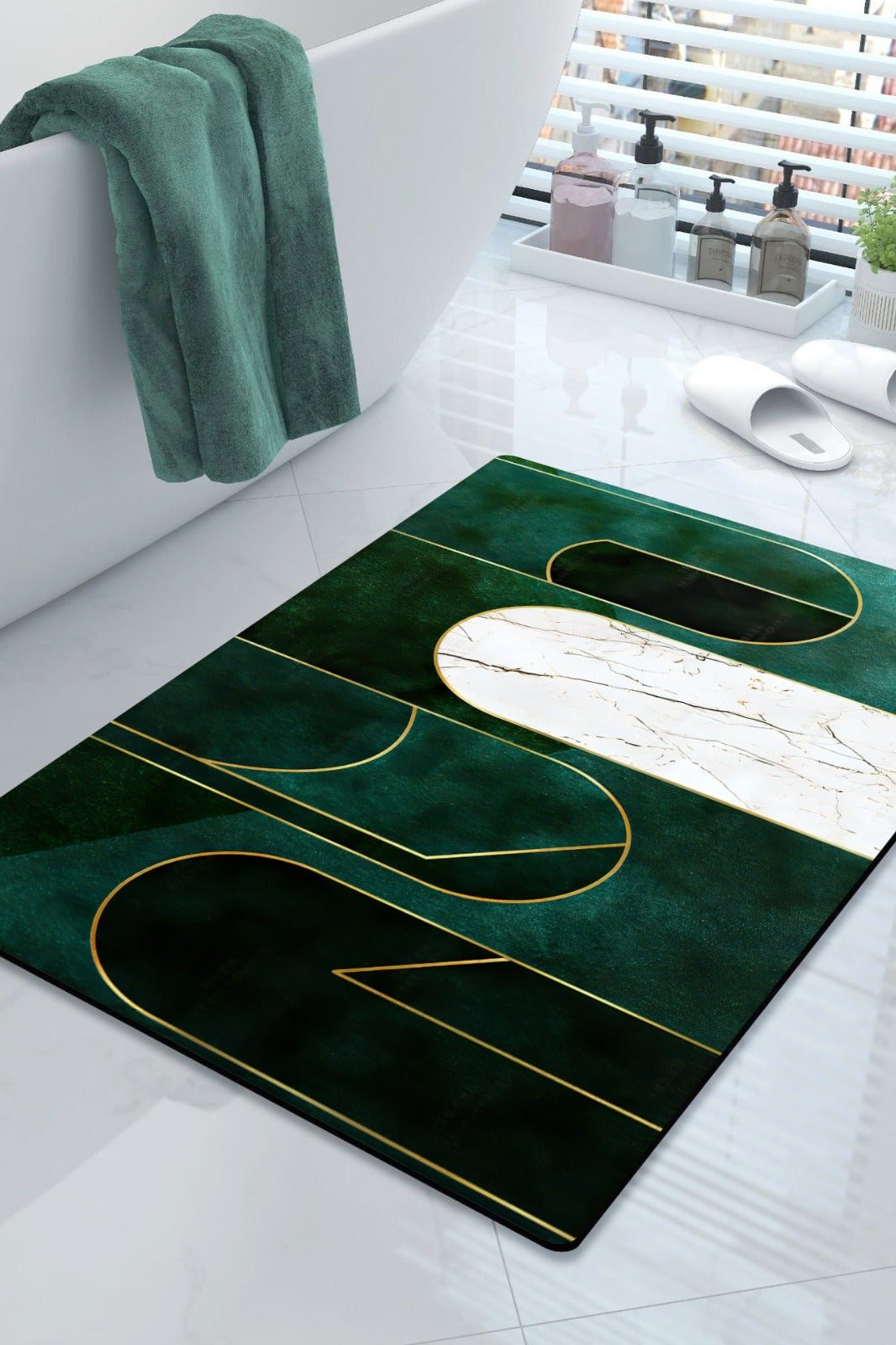 Modern Rectangular Mat – Available in Various Patterns