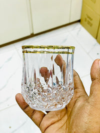 Golden Line 6 Pcs Drinking Glass Set