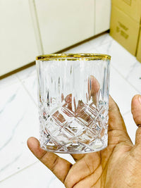 Golden Line 6 Pcs Drinking Glass Set