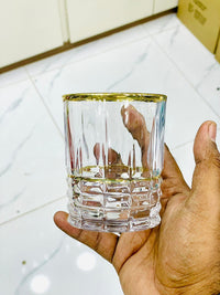 Golden Line 6 Pcs Drinking Glass Set