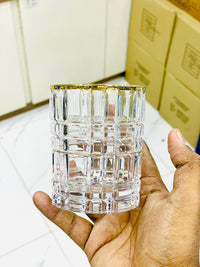 Golden Line 6 Pcs Drinking Glass Set