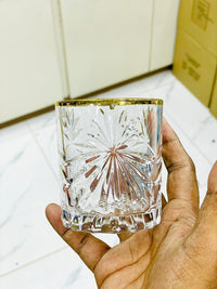 Golden Line 6 Pcs Drinking Glass Set