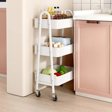 Multi-Purpose Utility Rolling Mobile Cart – 3-Tier