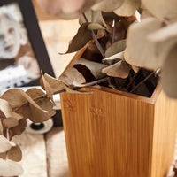Wooden Spoon Holder – Bamboo Utensil Stand – Eco-Friendly and Multi-Use Storage – HaulJunction