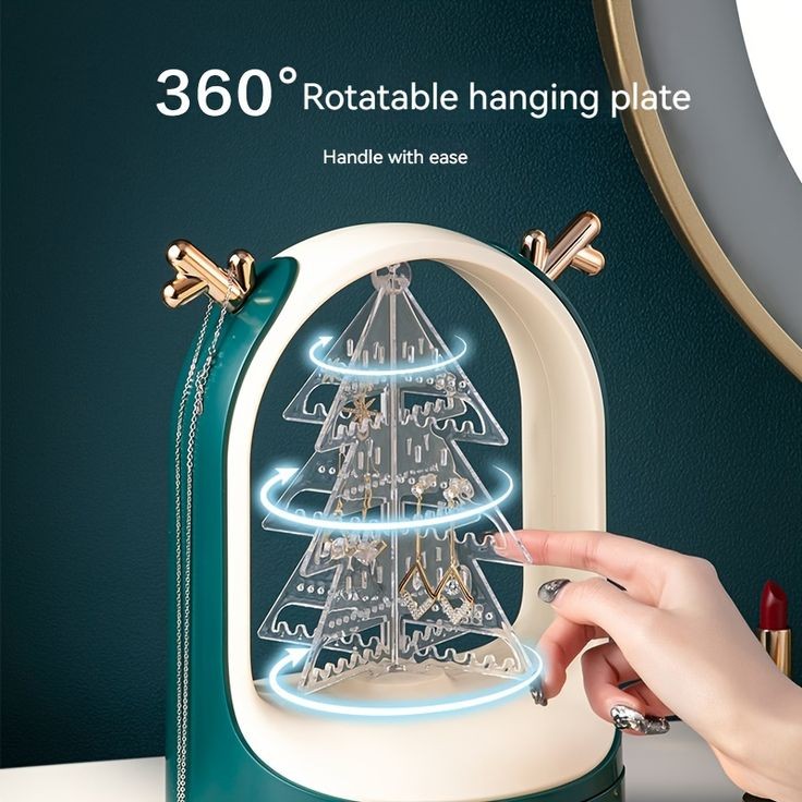 Earings And Necklace Organizer With Drawer