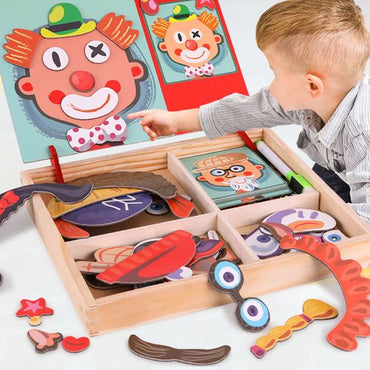Wooden Magnetic Puzzle Game