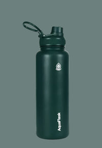 AQUA FLASK 40oz Wide Mouth Vacuum Insulated Stainless Steel Drinking Water Bottle