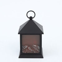 Fireplace Lantern  Super Bright LEDs 6 Hours Timer Battery Operated, Plastic Hanging Sitting Decoration Indoor & Outdoor Use LED Fireplace Lamp
