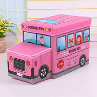 KIDS BUS ORGANIZER STORAGE BOX